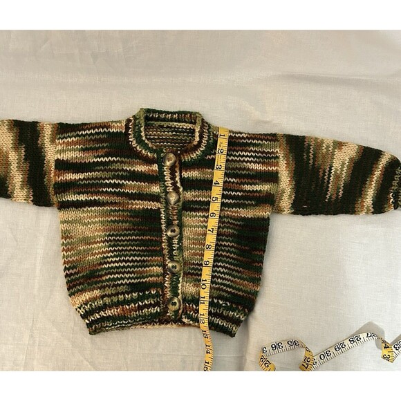 6-12 months Boy/Girl Home Knitted Baby Cardigan Warm, Soft and Comfortable - Picture 3 of 9